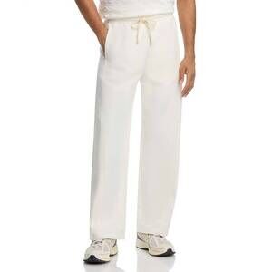 NEW KROST men's sands linen wide leg pants in egret
